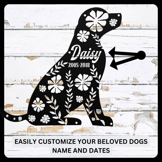 Create a Lasting Tribute for Your Cherished Dog with a Custom Memorial Sign