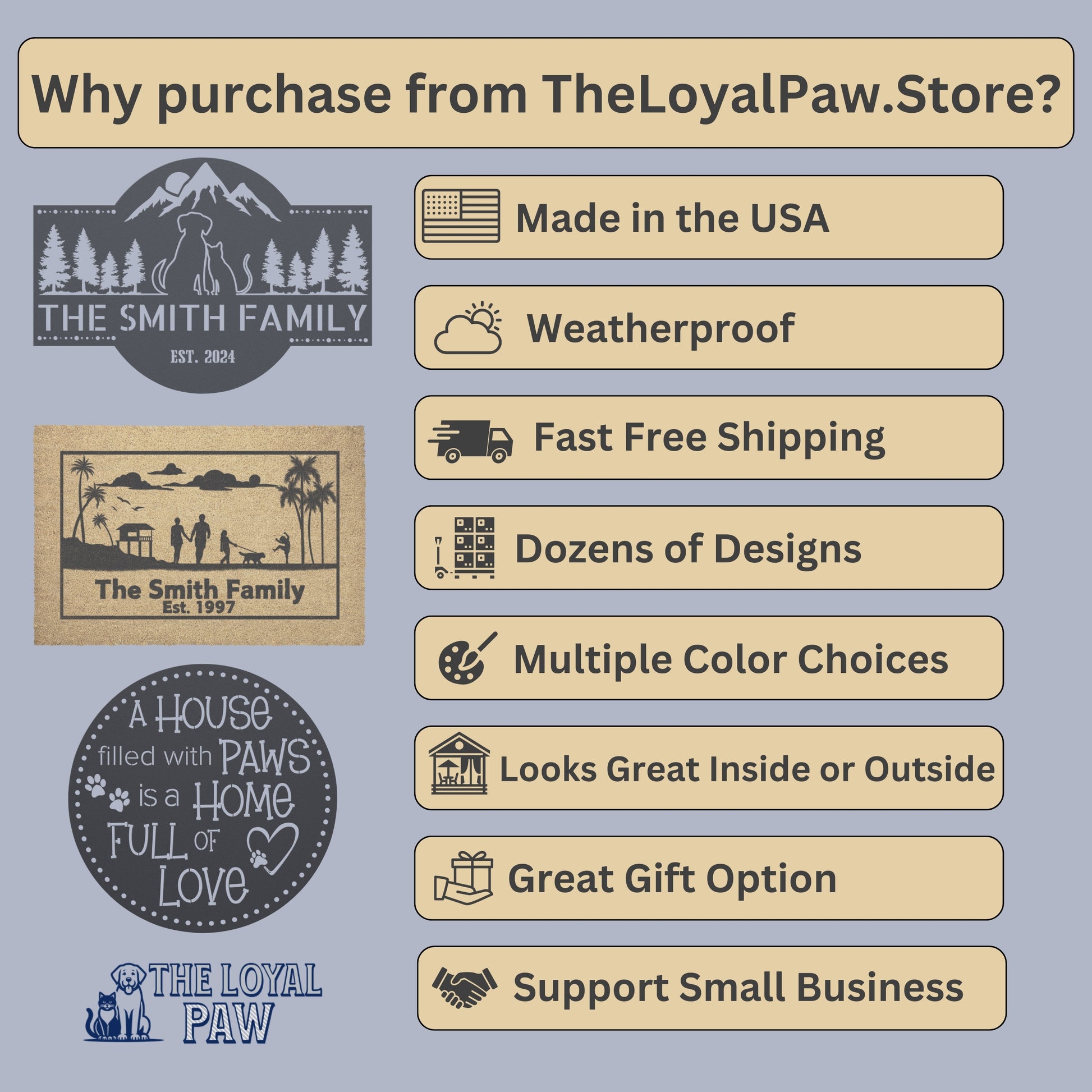 Why purchase from www.theloyalpaw.store